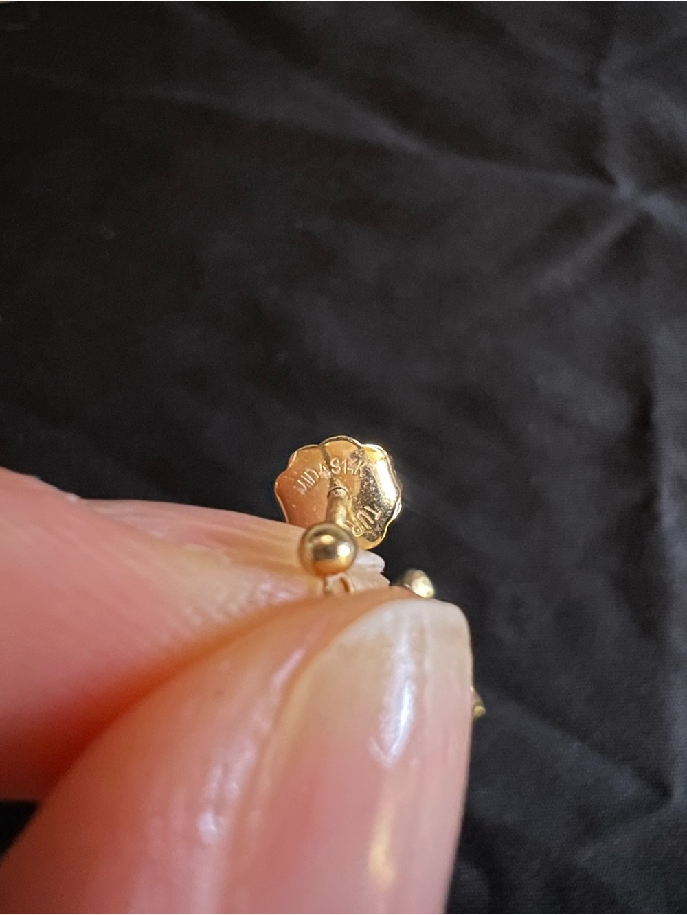 Ring Concierge Gold Earring Dusters - Picture 3 of 4